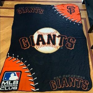 San Francisco Giants MLB Baseball throw blanket